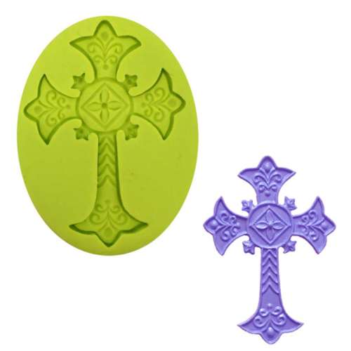 Cross Silicone Mould #2 - Click Image to Close
